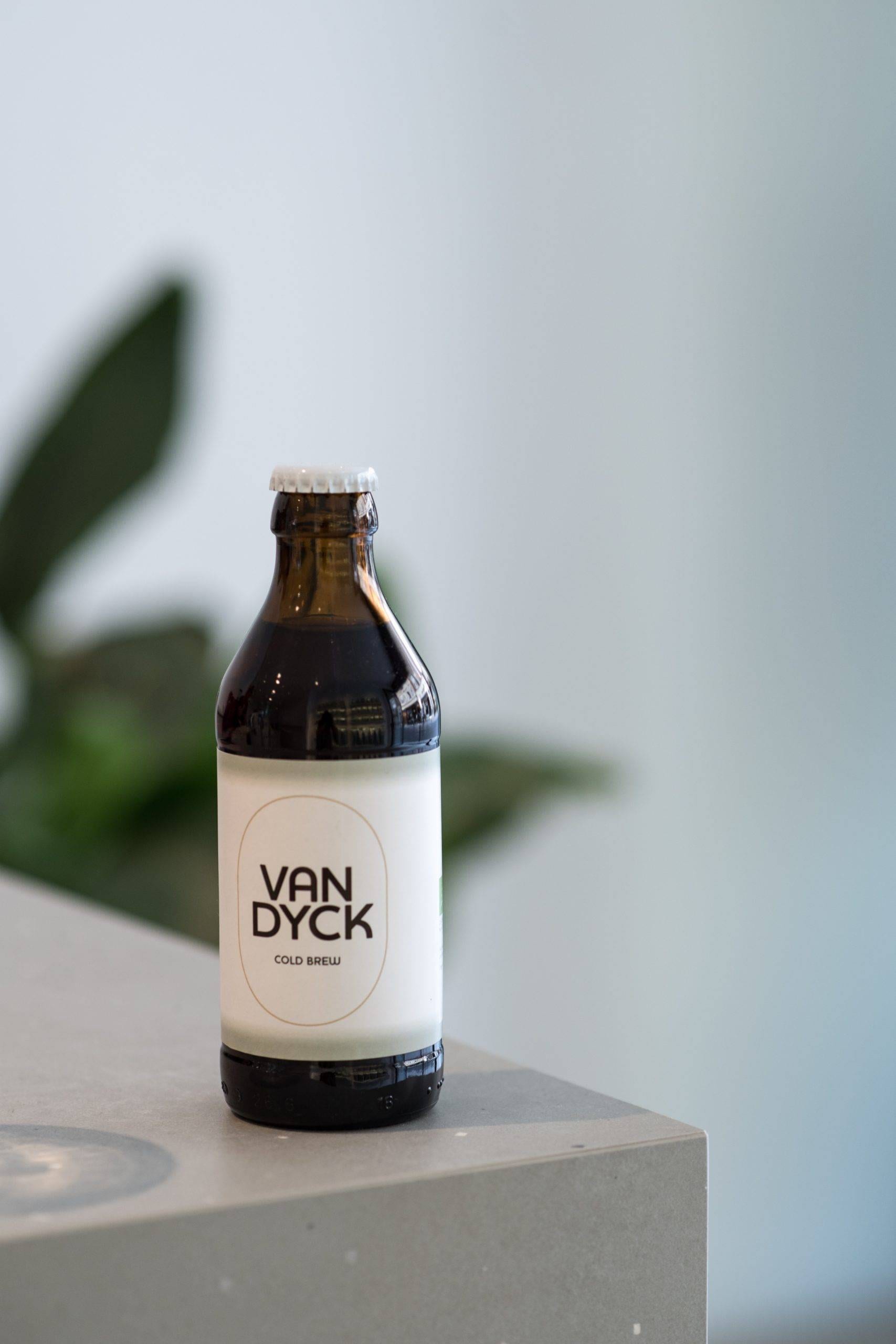Ansicht einer Flasche mit Cold Brew