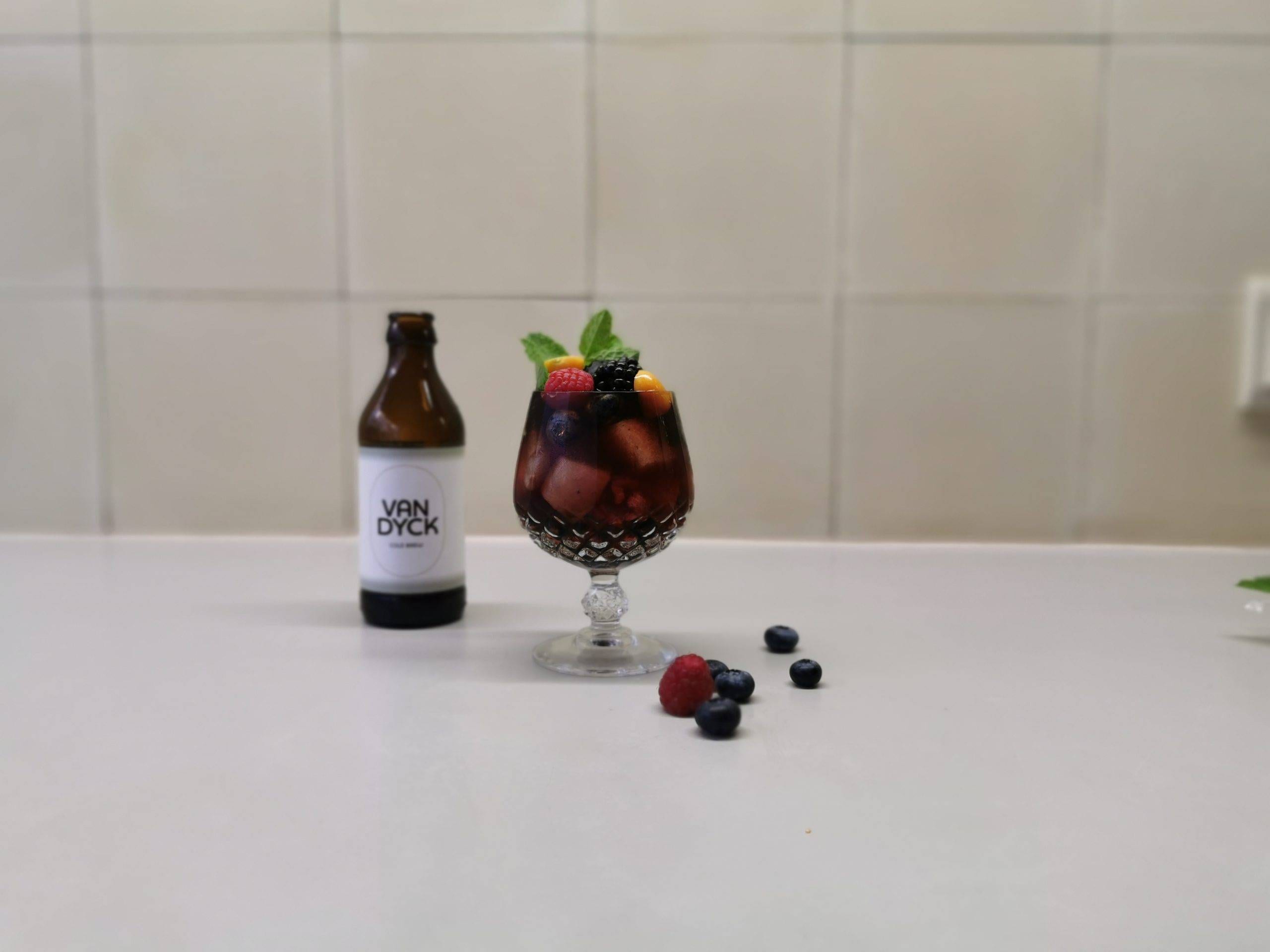Ansicht von Cold Brew Getränk